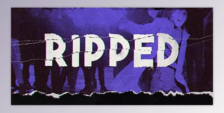Motion Array Ripped Freeze Frame Titles