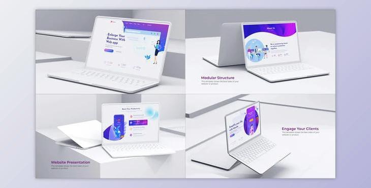 Mock-Up Website Presentation (Videohive 31664574) - AE Project