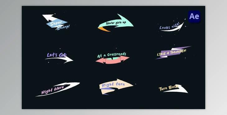 Arrow sketch titles [After Effects] (Videohive 50040242) - AE Project