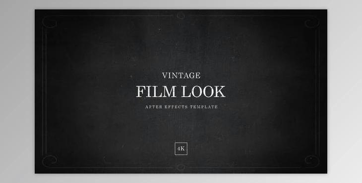 After Effects Vintage Film Look Template in 4K (Videohive 39610329) - AE Project