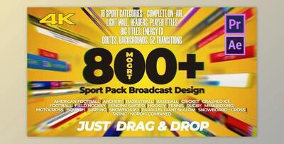 Sport Pack - Broadcast Design MOGRT (Videohive 32089771)