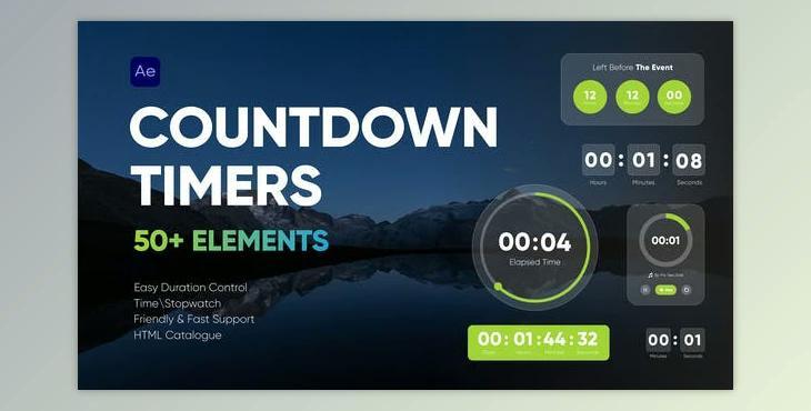 Countdown Timers (Videohive 33032137) - AE Project