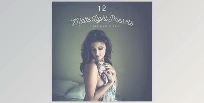 Pack 12 Lightroom Presets Matte By Presets Light Shop (LRTEMPLATE, JPG)