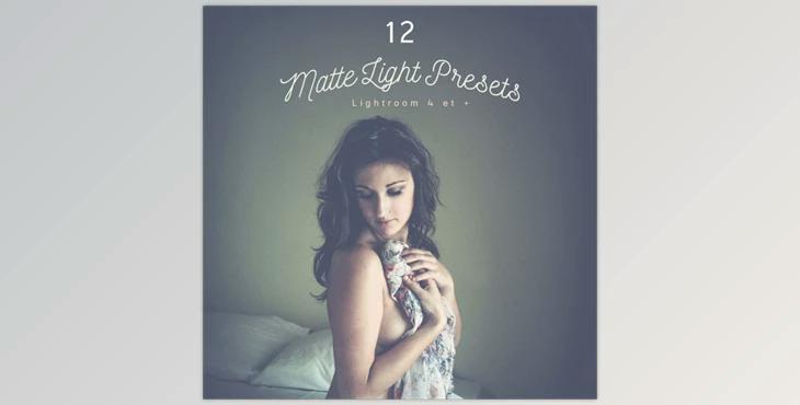 Pack 12 Lightroom Presets Matte By Presets Light Shop (LRTEMPLATE, JPG)