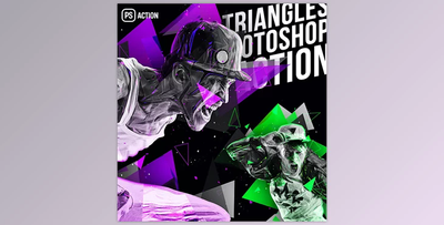 Triangles Photoshop Action GraphicRiver - 39171493
