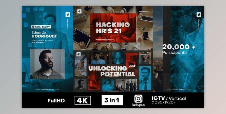 Event Promo Online Conference (Videohive 31144358) - AE Project