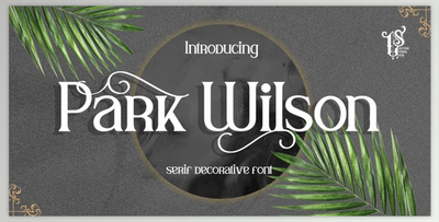Parkwilson Font by Myfonts