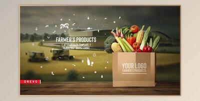 Farm Porducts/ Nature Eco Plants/ Healthy Lifestyle/ Food Delivery/ Farmer''s Fields/ Agriculture (Videohive 46575502) - AE Project