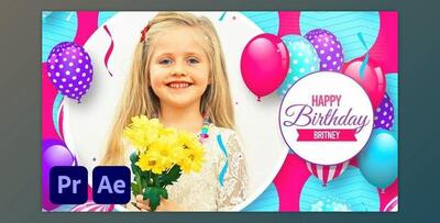 Happy Birthday Colorful Slideshow (Videohive 33460757)