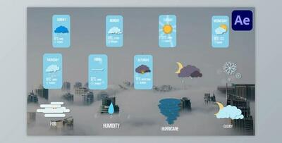 Weather Forecast Titles for After Effects (Videohive 46324440) - AE Project