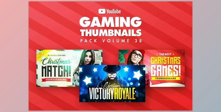 Gaming Youtube Thumbnails Pack 38