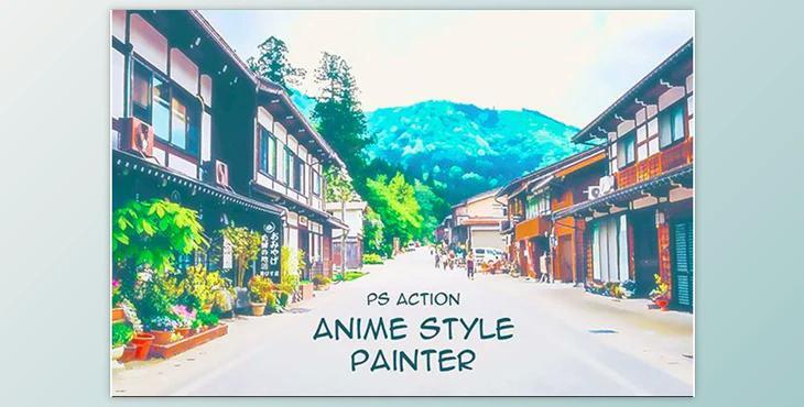 Anime Style Painter Photoshop Action GraphicRiver-28231990
