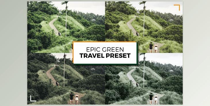 Epic Green Travel Lightroom Presets CreativeMarket-5963169 (XMP)