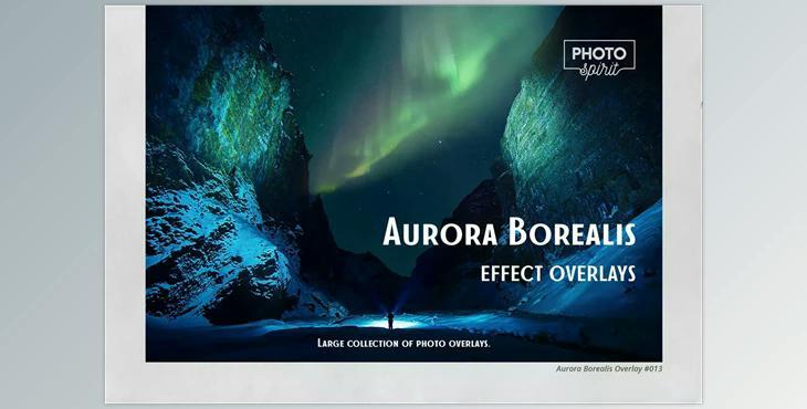 Aurora Borealis Effect Overlays CreativeMarket - 6792640