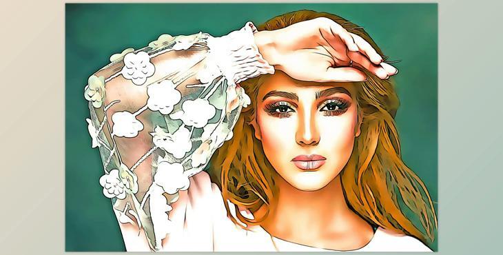 Beautiful Cartoon 2 Photoshop Action CreativeMarket-5458074