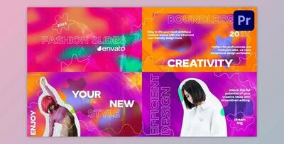 Psychedelic Fashion Scenes for Premiere Pro (Videohive 53436505)