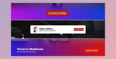 Youtube Subscribe (Videohive 36355556)