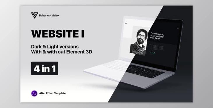 Website Presentation (Videohive 23215860) - AE Project