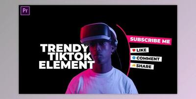 Trendy TikTok Elements (Videohive 38775710) - PR Project