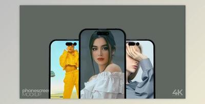 Phone Screen Mockup (Videohive 50873263) - AE Project