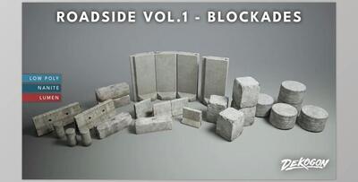 Unreal Engine - Roadside VOL.1 - Blockades