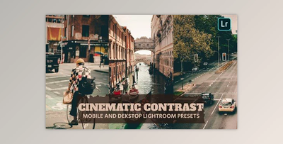 Cinematic Contras Lightroom Presets Dekstop Mobile H5B28U7