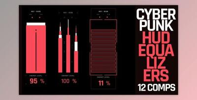 Cyberpunk Equalizers (Videohive 39671081) - AE Project