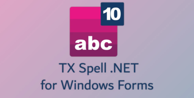 TX Spell .NET for Windows Forms v10.0.1 + CRACK