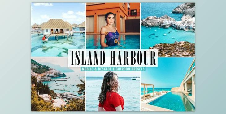 Island Harbour Mobile & Desktop Lightroom Presets by creativetacos