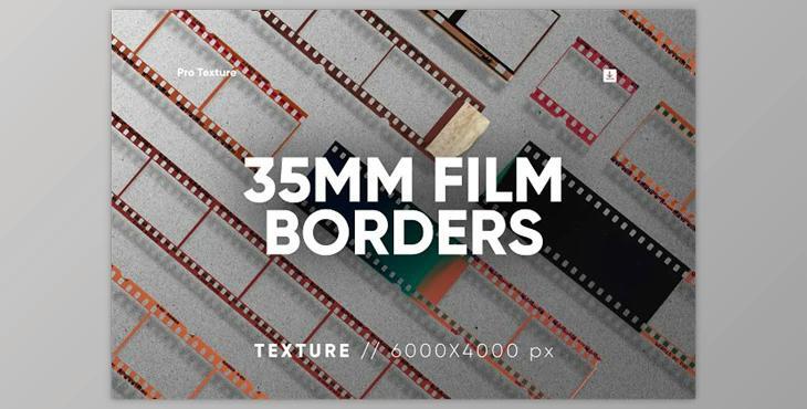 30 Film Frame 35mm Overlay