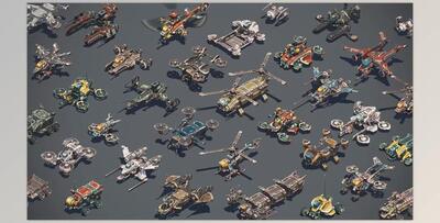 Unreal Engine - Sci-Fi Vehicle Constructor (Engine version 4.26- 4.27, 5.0- 5.3)