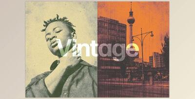 Vintage Album Photo Effects