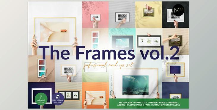 The Frames vol.2 Mock-ups Set CreativeMarket-5580371 (PSD)
