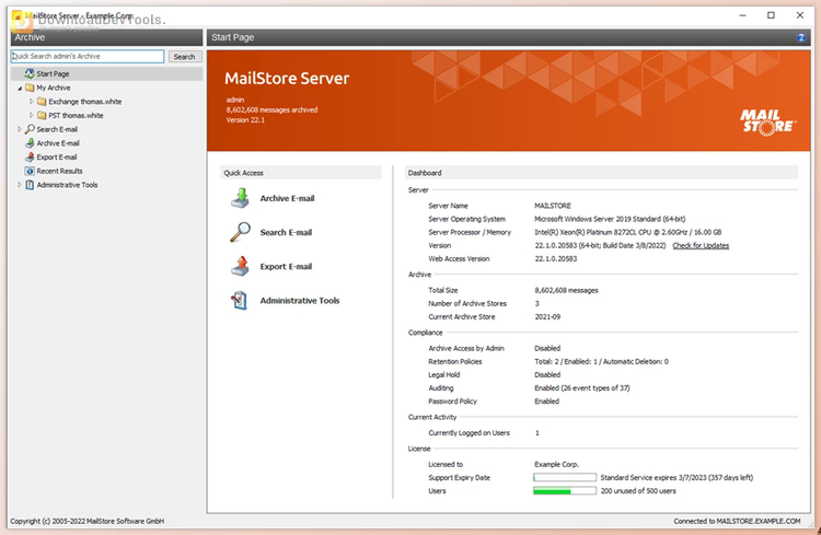 Mailstore Server & Service Provider Edition v25.1.0.22653 Multilingual + CRACK