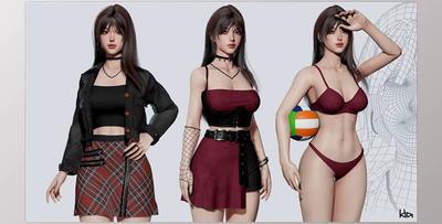 Unreal Engine - Characters K-POP SERIES - Ryu (Engine Version 4.19-4.27, 5.0-5.2)