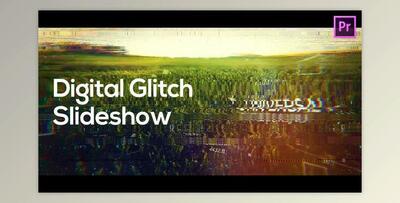 Digital Glitch Slideshow for Premiere Pro (Videohive 33336909) - PR Project