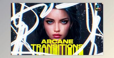 Arcane Tranisitions DaVinci Resolve (Videohive 47192820)