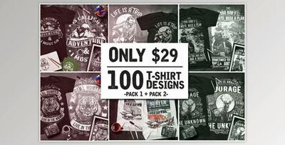 T-Shirt Design Mega Collection Creativemarket 1324614