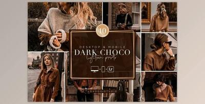 DARK CHOCO – Lightroom Presets CreativeMarket-5908354