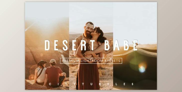 DESERT BABE Outdoor Portrait Presets By CityTurtles (LRTEMPLATE, DNG, XMP, PDF)
