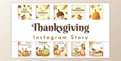 Thanksgiving Instagram Story Pack 02 (Videohive 34916780) - AE Project