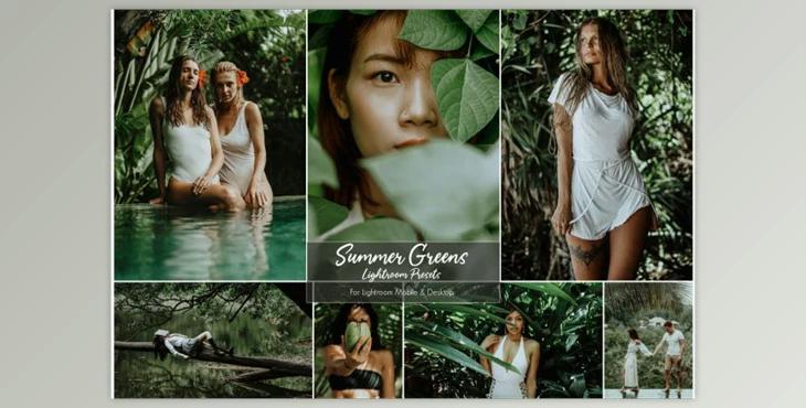Summer Greens Lightroom Preset By TravellersLight (PDF, DNG, JPG, XMP)