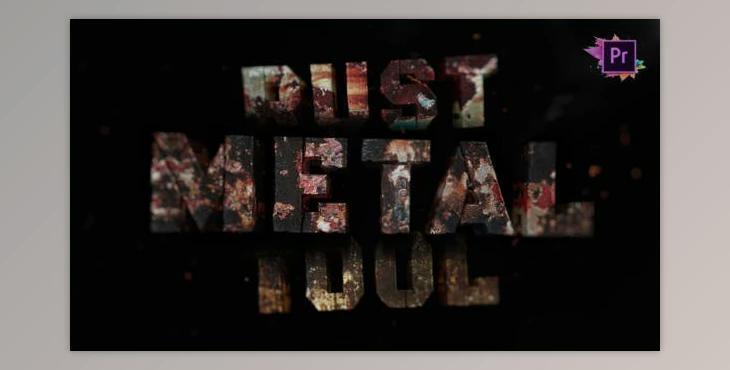 Metal Rust Toolkit - Title Maker For Premiere Pro MOGRT (Videohive 28359368)