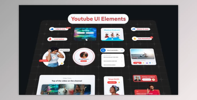 Youtube Video UI Elements (Videohive 36424682) - AE Project