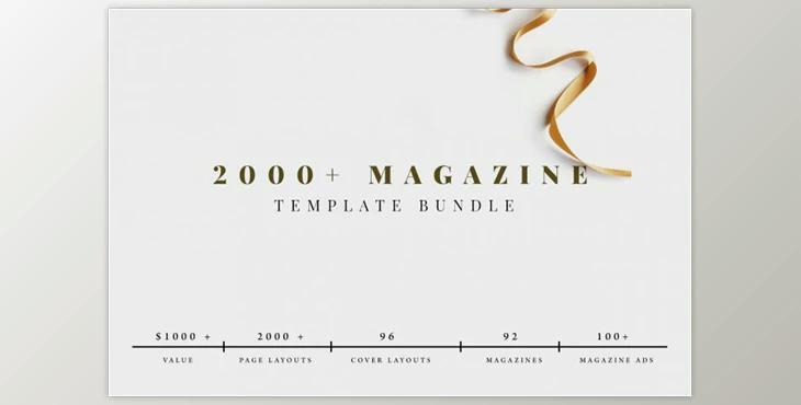 2000+ Magazine Bundle – CreativeMarket 1643630 (PSD)