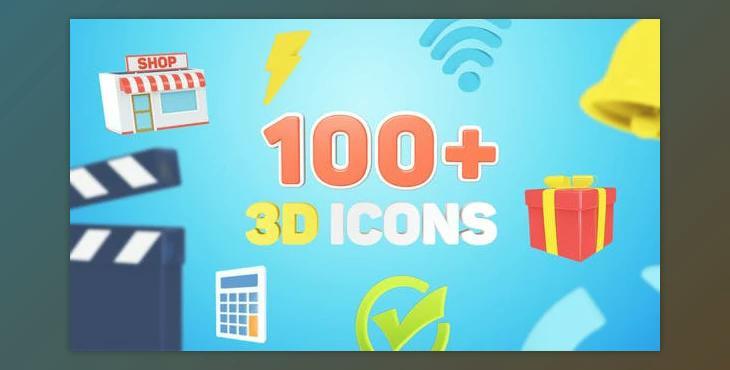 3D Icons for Explainer Video (Videohive 27781406) - AE Project