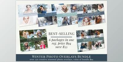 WINTER PHOTO OVERLAYS BUNDLE CreativeMarket-5497633