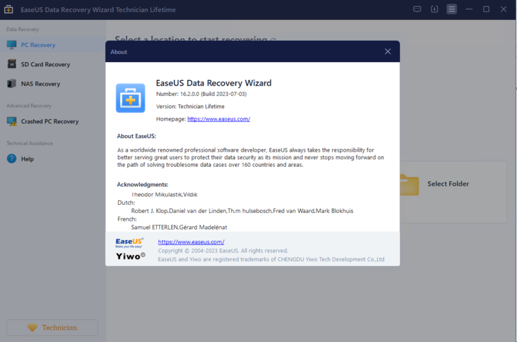 EaseUS Data Recovery Wizard Technician v19.6.5 Build 20250721 Win / 13.8.5 macOS
