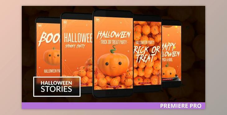 Halloween Instagram Stories for Premiere (Videohive 28695969)