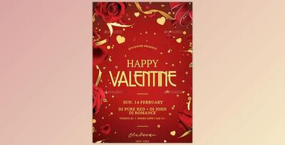 Valentine Flyer GraphicRiver-29975906 (PSD)